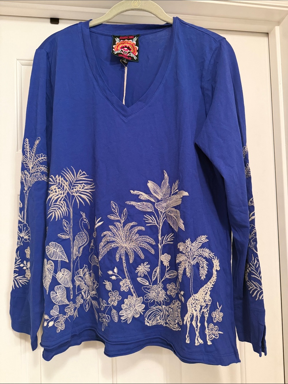 Johnny Was Riley Slit Sleeve Tee Shirt